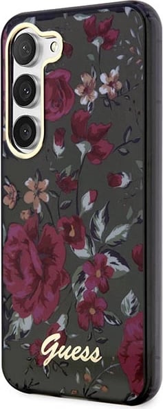 Mbështjellës Guess Flower Collection për Samsung Galaxy S23+ S916, hardcase, jeshil/kaki Mbështjellës Guess Flower Collection për Samsung Galaxy S23+ S916, hardcase, jeshil/kaki