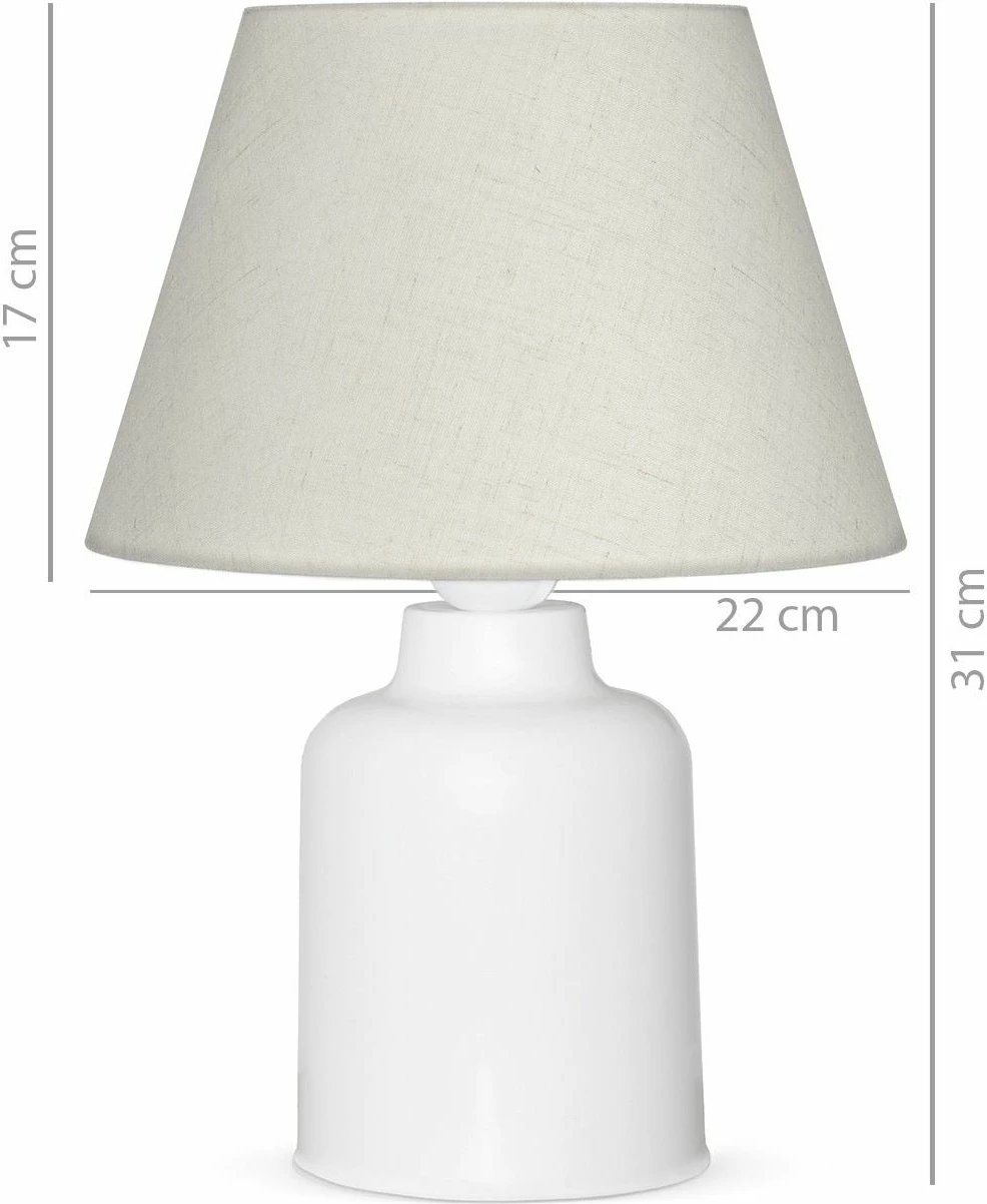 Llambë tavoline Opviq, krem, AYD-2648