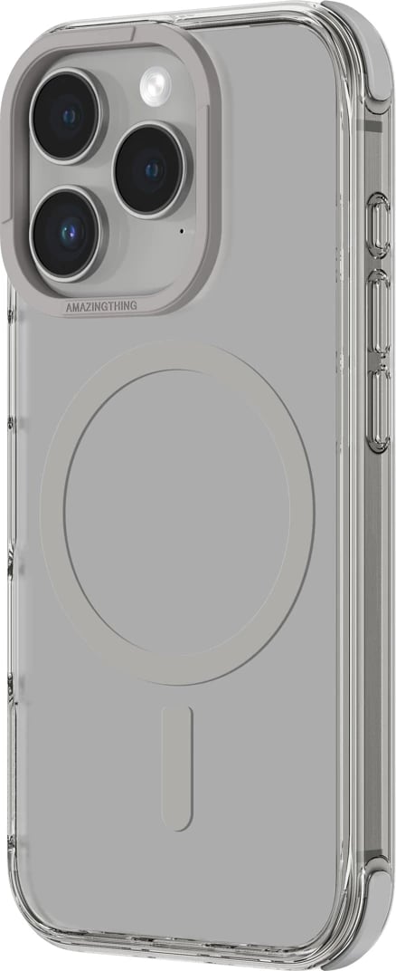 Mbështjellës AmazingThing Omni Mag Case për iPhone 16 Pro, Gri