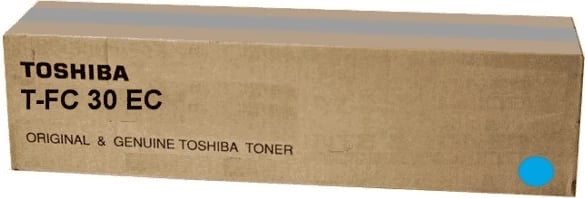 Toner, Toshiba, T-FC30EC 6AJ00000281 (6AJ00000099), rendiment 33,600 faqe, standard, cyan