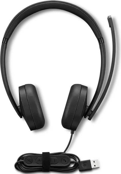 Kufje Lenovo 4XD1P83425 me mikrofon, USB-A, Stereo, të zeza Kufje Lenovo 4XD1P83425 me mikrofon, USB-A, Stereo, të zeza
