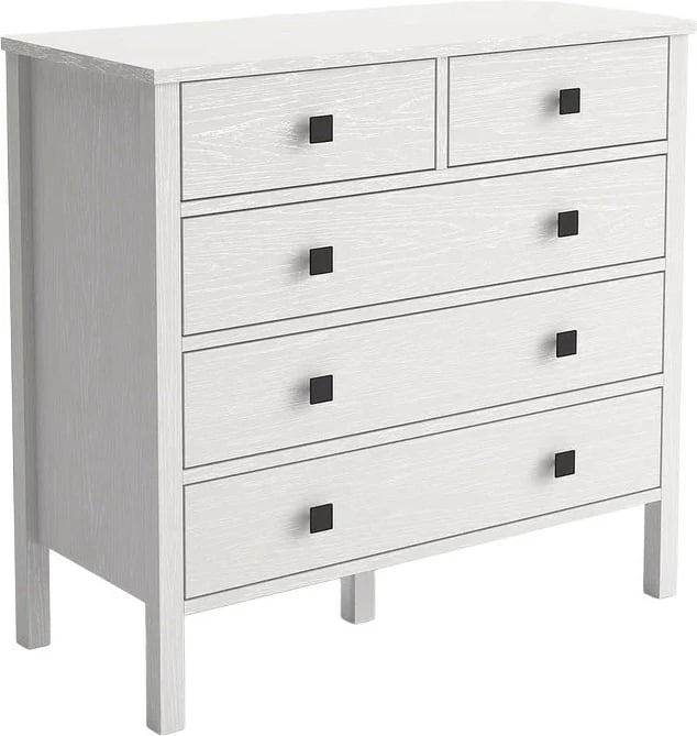 Komodë Hanah Home, FRN-10061-3, dru dhe e bardhë