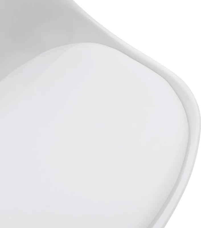 Set tavoline me karrige Gaston-Cuba, ngjyrë e bardhë-sonoma, 120x80x75cm