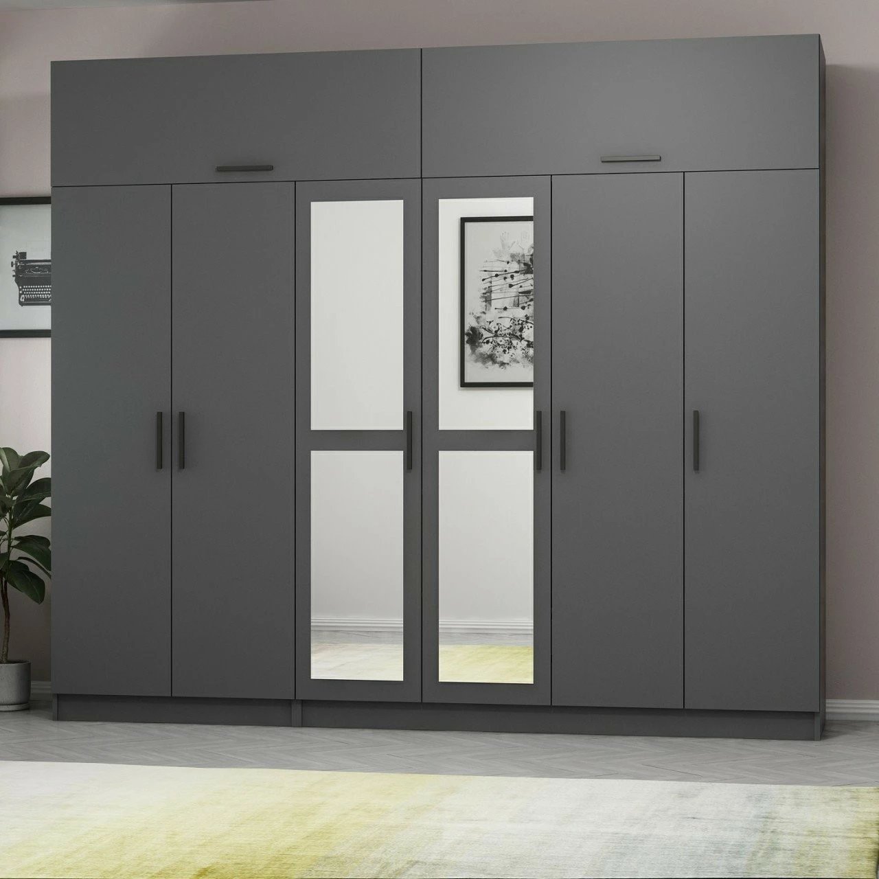 Dollap Skye Decor, anthracite, 5186