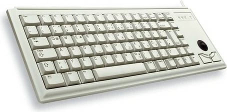 Tastierë Cherry G84-4400 me trackball, USB, QWERTY UK, gri