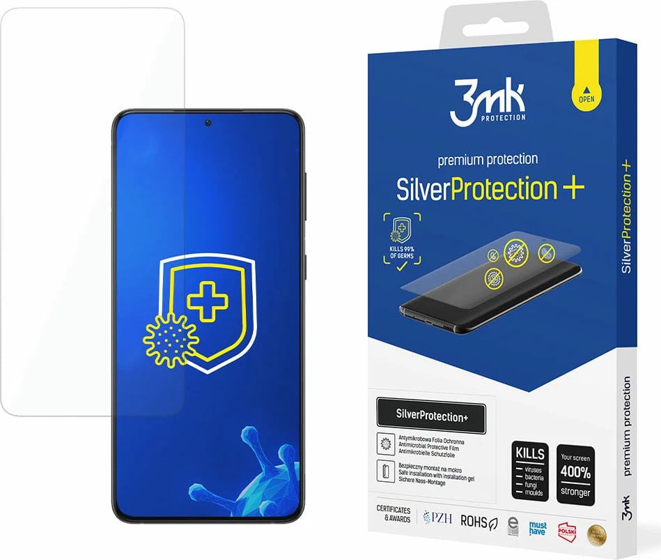 Mbështjellës mbrojtës ekrani 3mk SilverProtection+ për Samsung Galaxy S21+