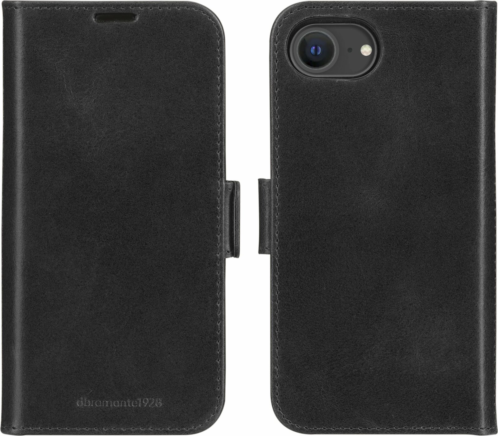 Mbështjellës dbramante1928 LYNGE për iPhone 16E, e zezë