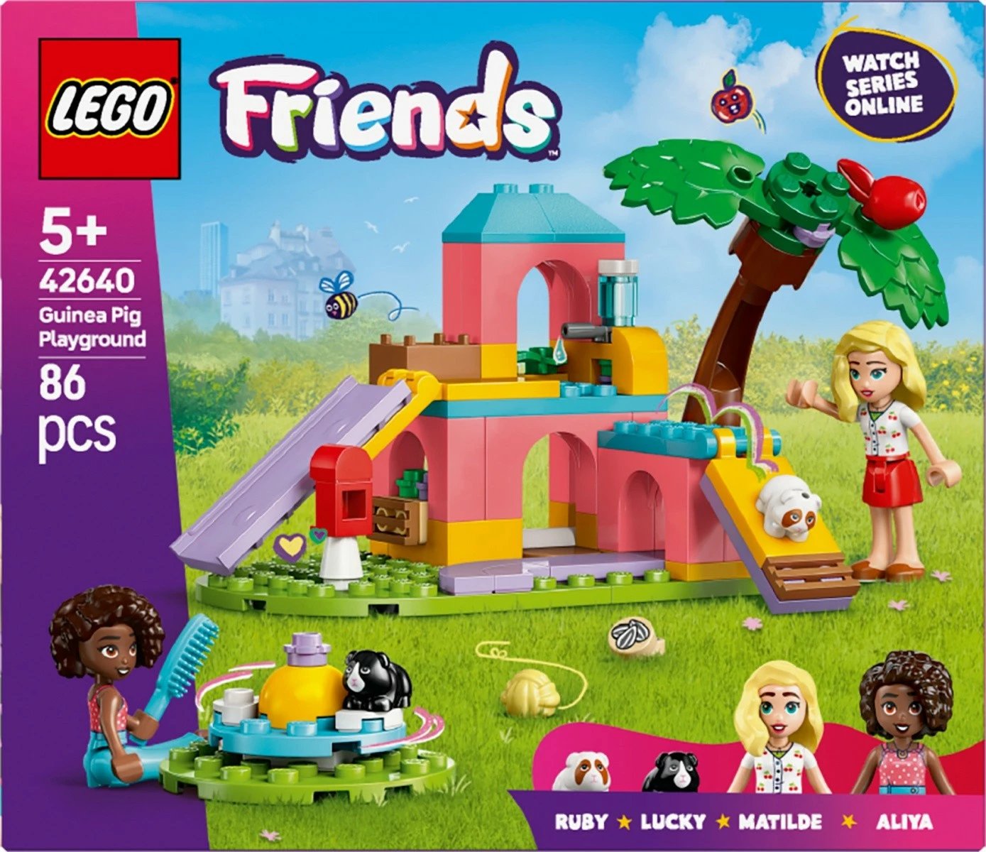 Set ndërtimi LEGO Friends 42640, 86 pjesë, me mini-dollë dhe hamsterë, shumëngjyrësh Set ndërtimi LEGO Friends 42640, 86 pjesë, me mini-dollë dhe hamsterë, shumëngjyrësh