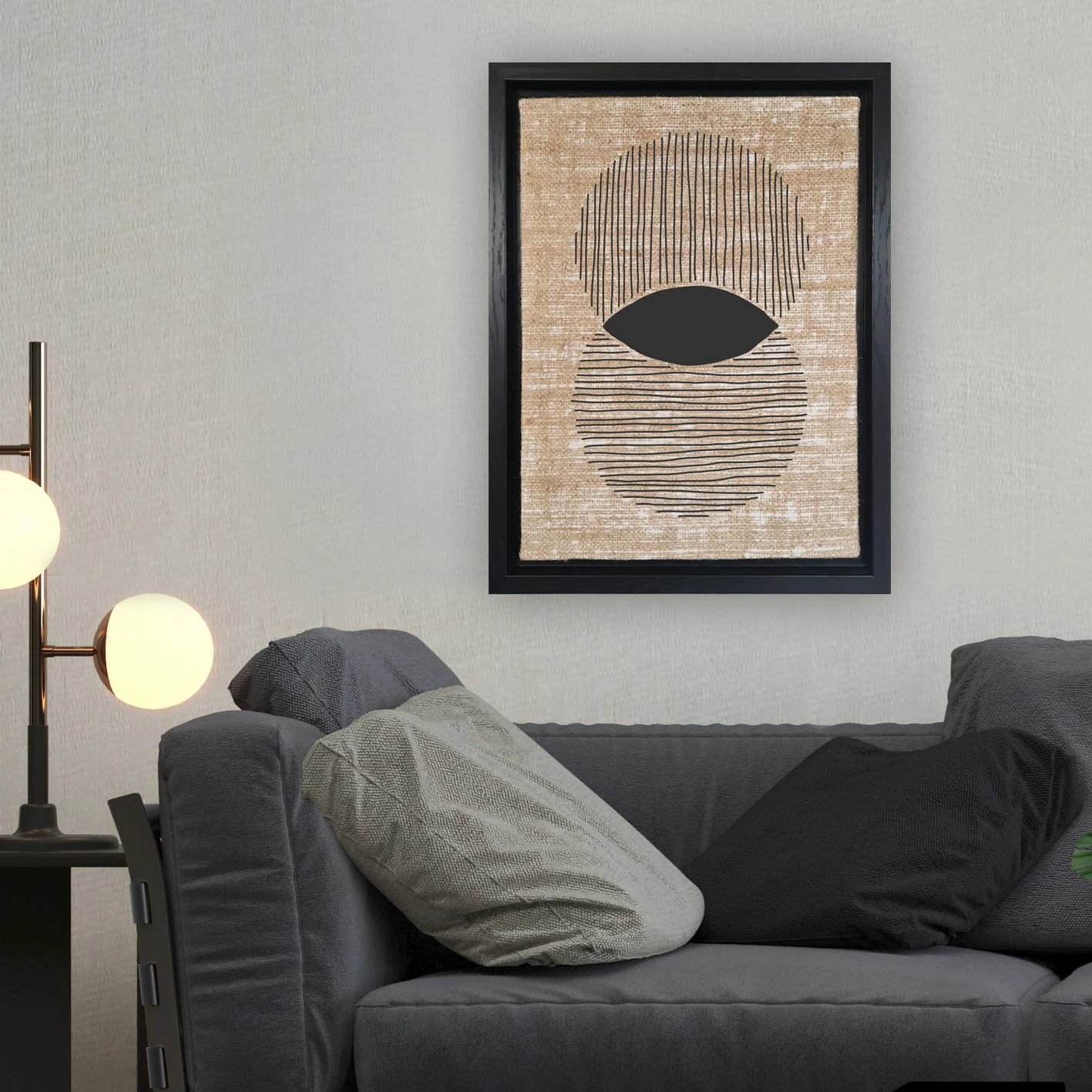 Pikturë dekorative në kanavacë, shumëngjyrëshe, Wallity LSJ61767451373 - 96136, 96x136cm