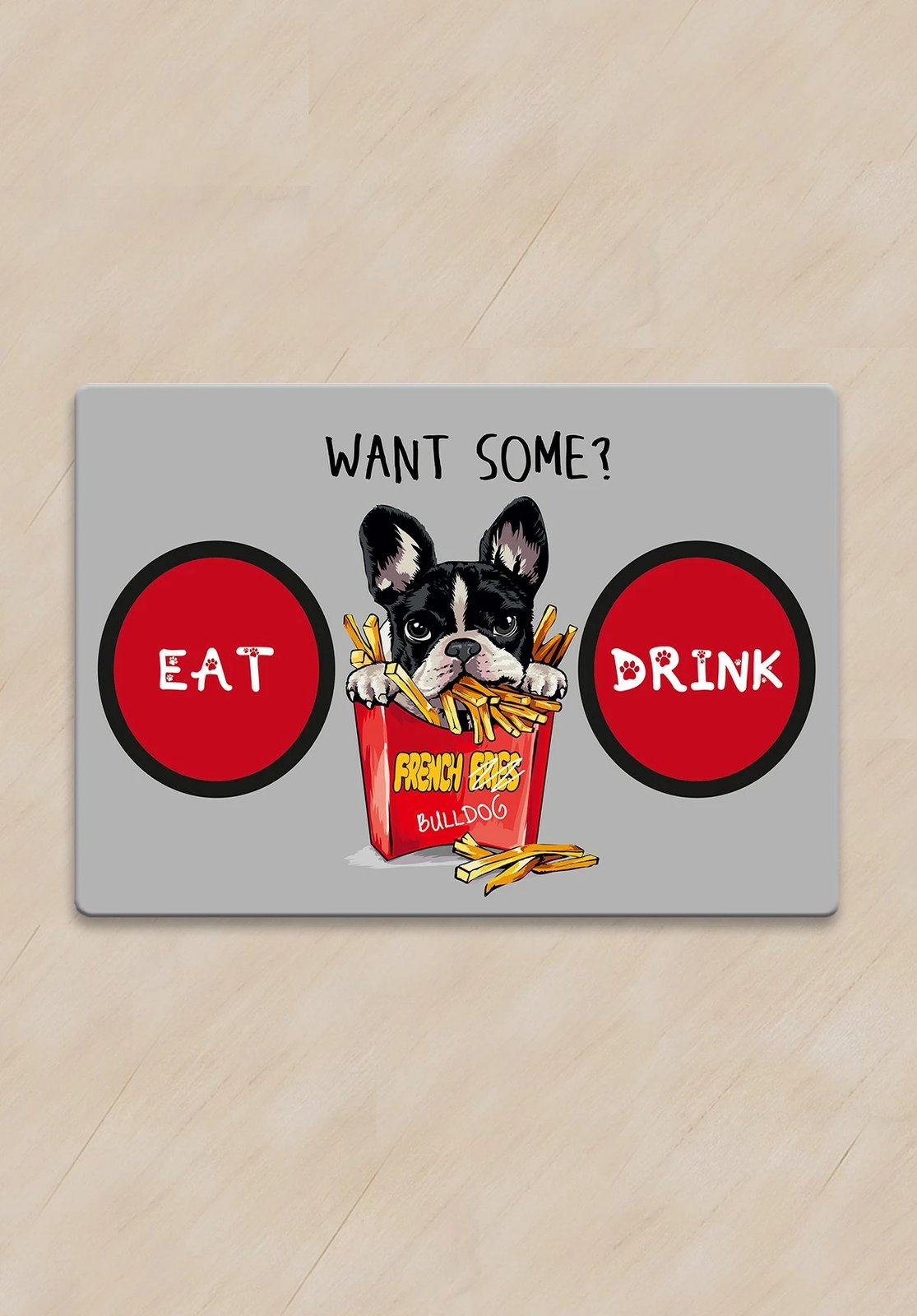 Tapet për rërë mace, model patatina, Conceptum Hypnose, shumëngjyrësh, 40x60cm