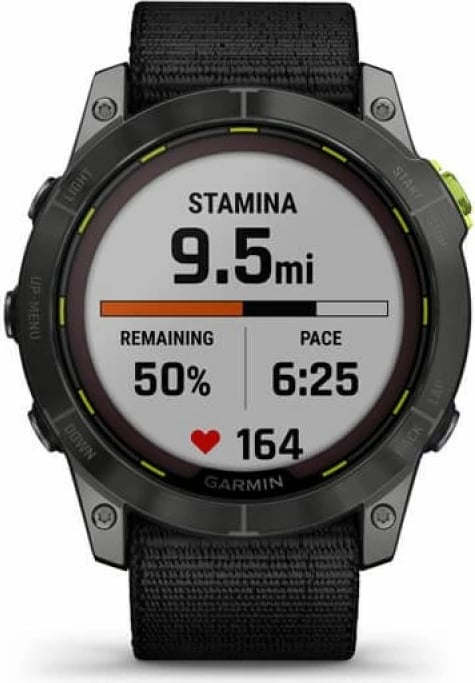 Orë sportive Garmin unisex, e zezë