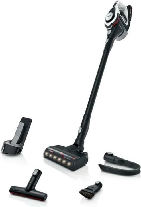 Fshesë me korrent pa kabllo, Bosch, Unlimited Gen 2 Series 8 BBS8214, me aksesorë, e zezë/e bardhë