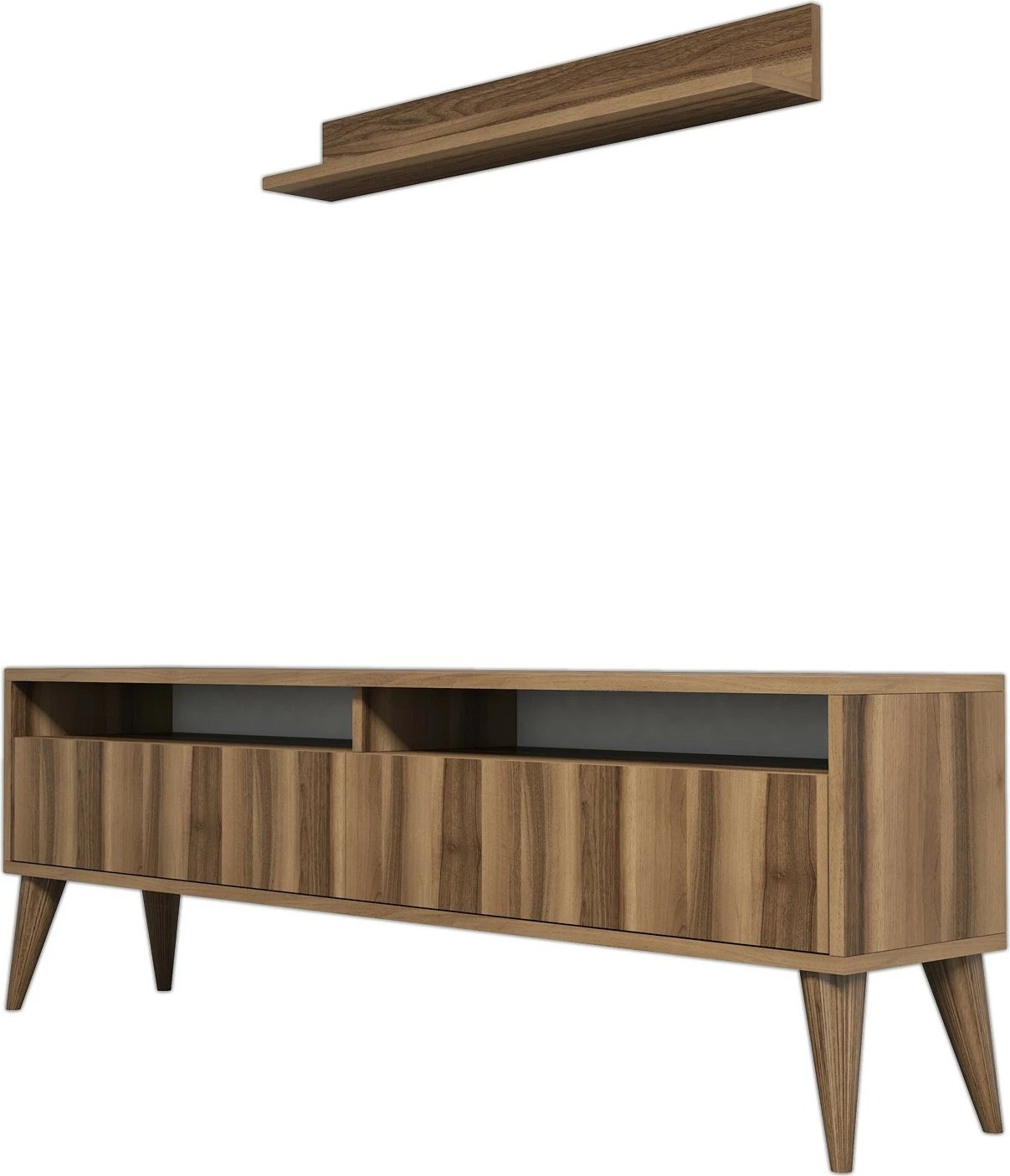 Komodë TV Hanah Home, Best, ngjyrë arre