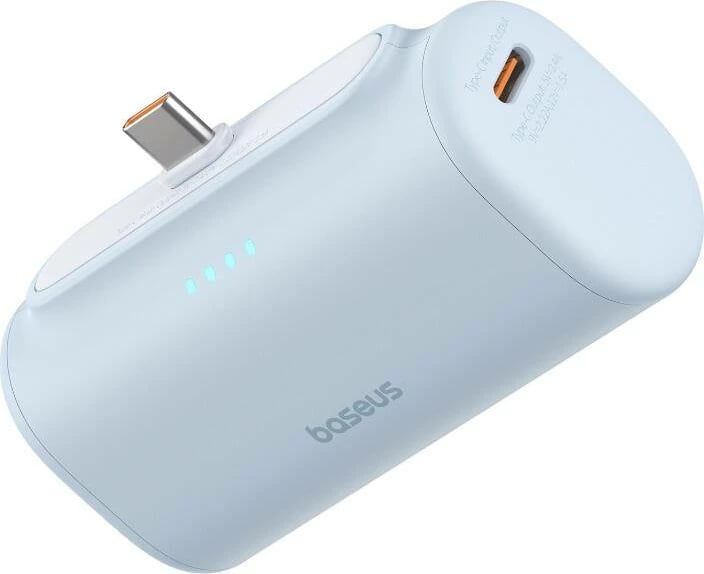 Powerbank Baseus Compact P10068306313-00, 5000mAh, 20W, Blu