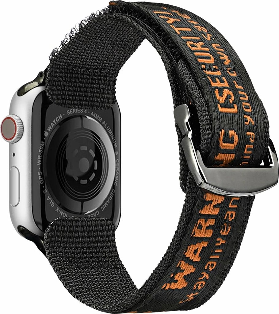 Rrip najloni për Apple Watch Dux Ducis Outdoor, 42/44/45/49mm, zi-portokalli