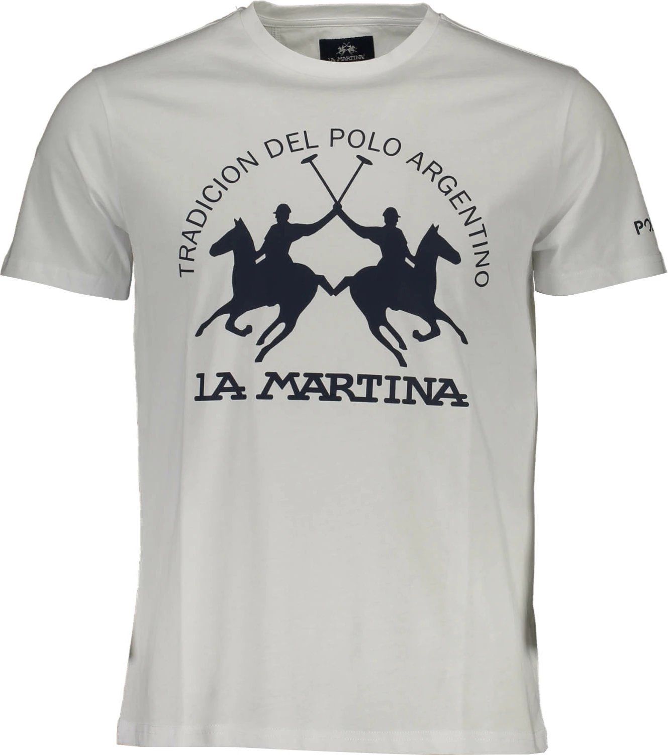 Maicë për meshkuj La Martina, e bardhë