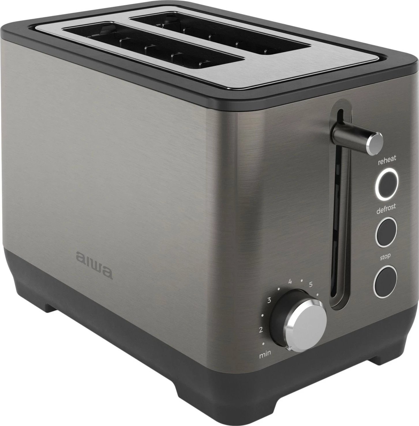 Toaster Aiwa ABT1000, 2 feta, 7 nivele, çelik inox, silver
