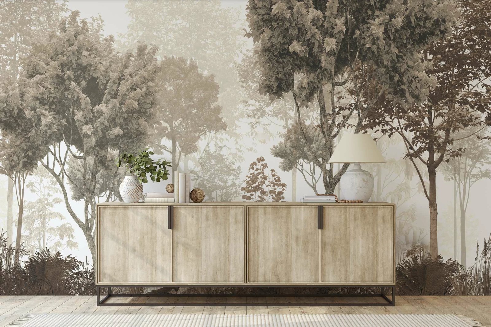 Murale muri Wallity, MDK-00101, 300x270cm