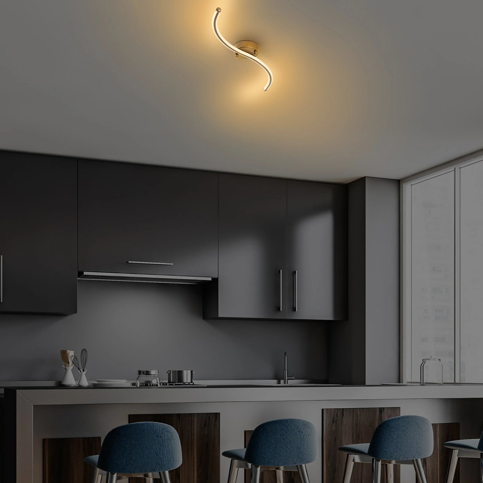 Llambë tavani Opviq, Yılan - 13279, ngjyrë ari