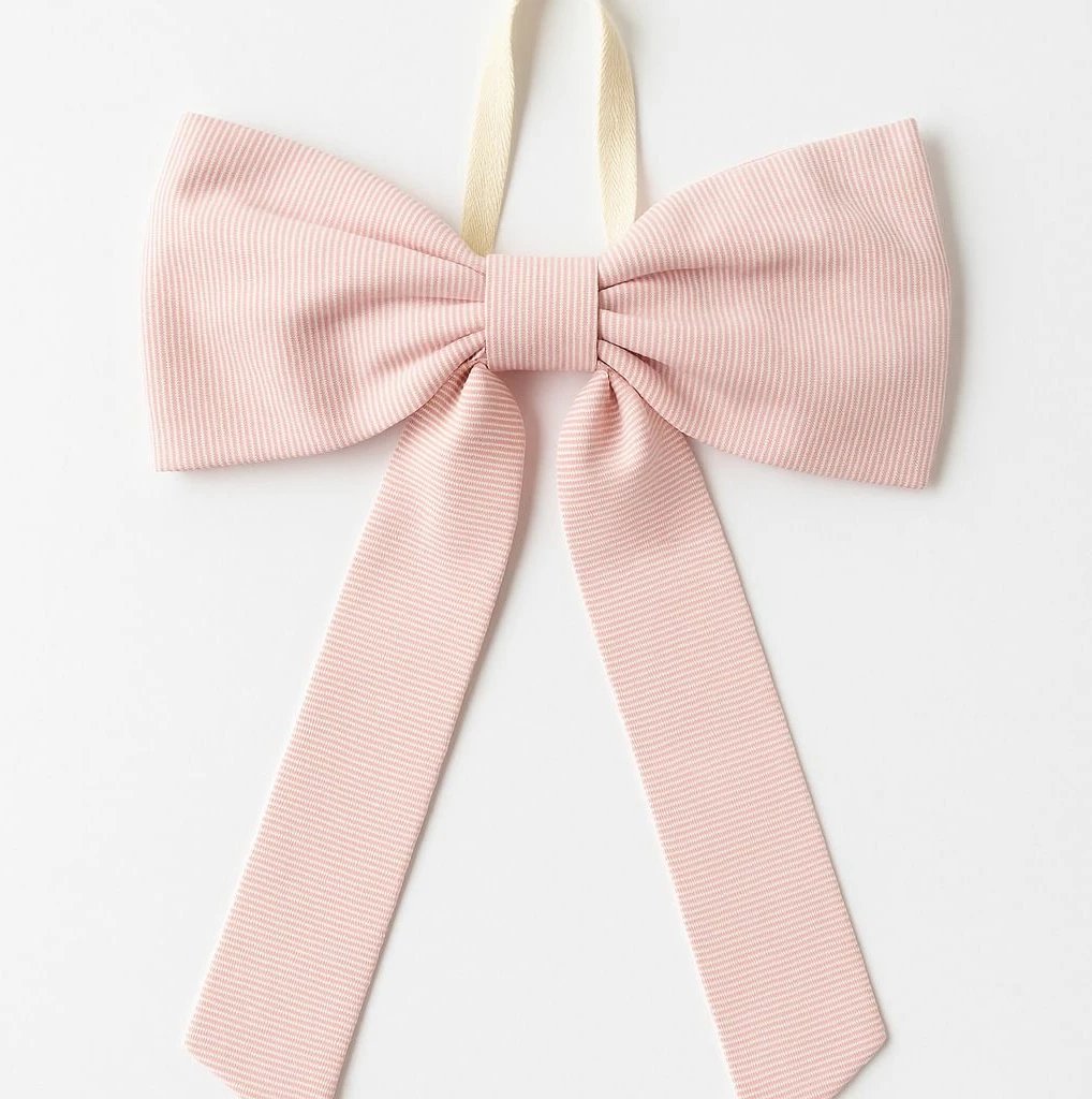 Dekor për derë, Evila Originals, Door Bow-1, e kuqe dhe e bardhë, 35x45x4cm