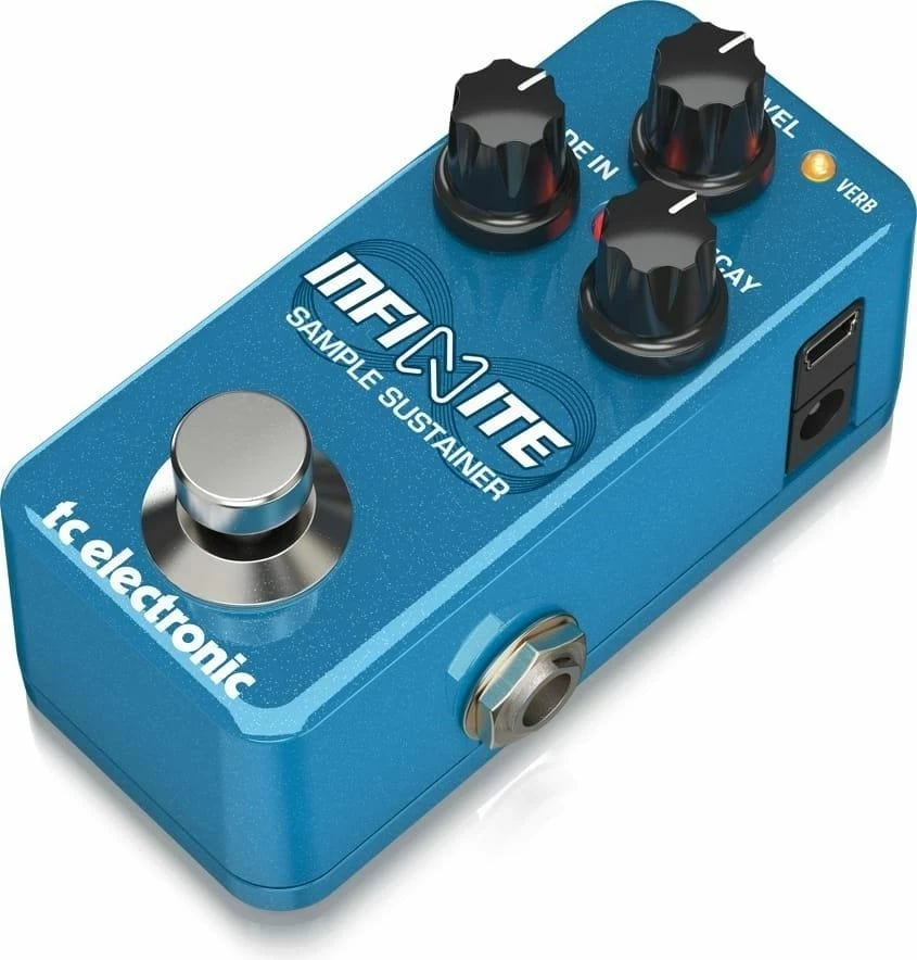 Pedal efektesh TC Electronic INFINITE MINI SAMPLE SUSTAINER, Blu