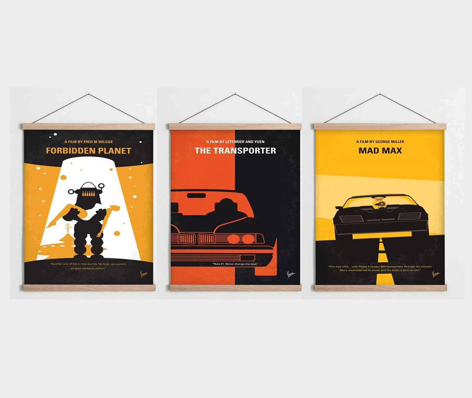 Pikturë dekorative me kornizë (3 copë), Wallity, SRG34