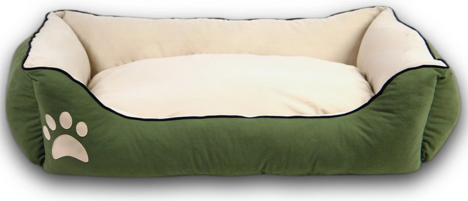 Shtrat për qen e mace Lucy, Paws & Whiskers, i gjelbër, S