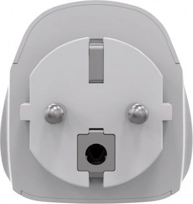 Adapter rryme udhëtimi, Gembird, A-AC-EUMINTF, 15A, prizë BE Schuko, i bardhë