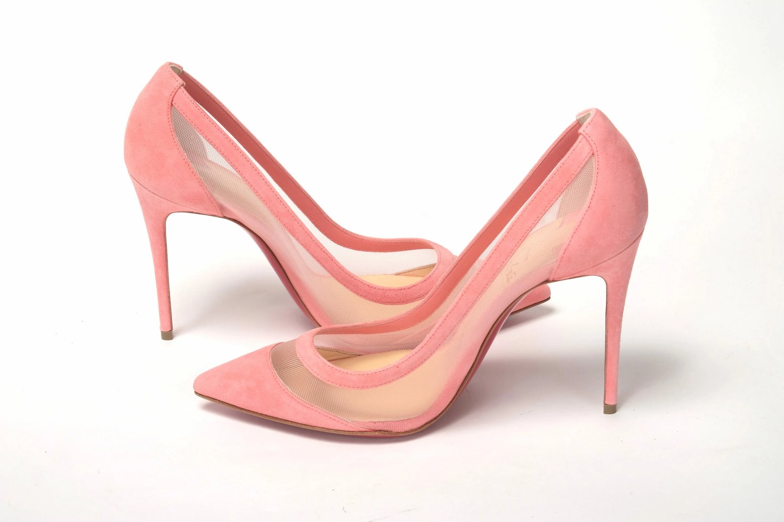 Këpucë me taka për femra Christian Louboutin, rozë 