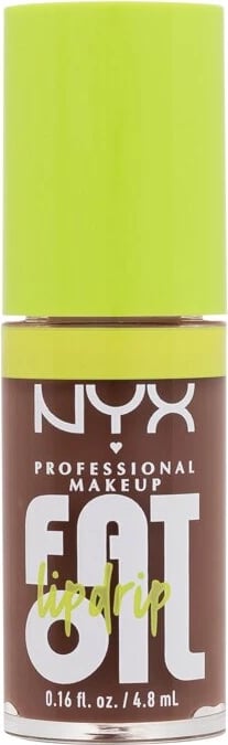 Lip Oil për femra NYX Professional Makeup Fat Oil Lip Drip 11 Livin The Cream, brown, 4.8ml