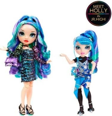Kukull Rainbow High Jr High Special Edition Holly De Vious me çantë shpine dhe krehër