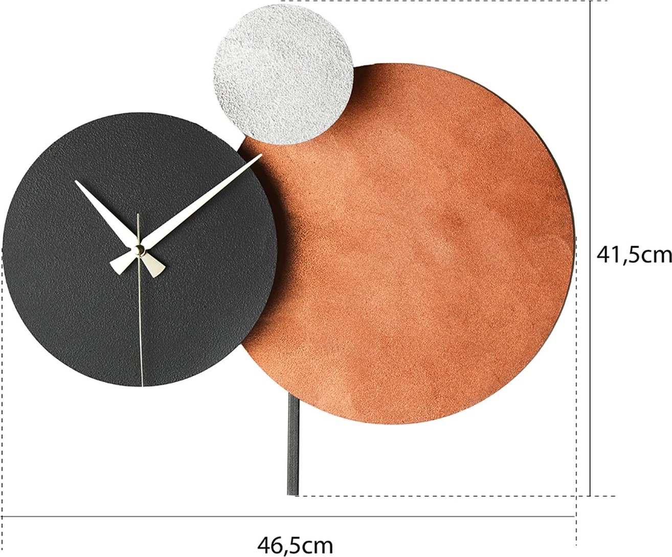 Orë muri dekorative metalike Wallity, Pavimento, e zezë-bakër