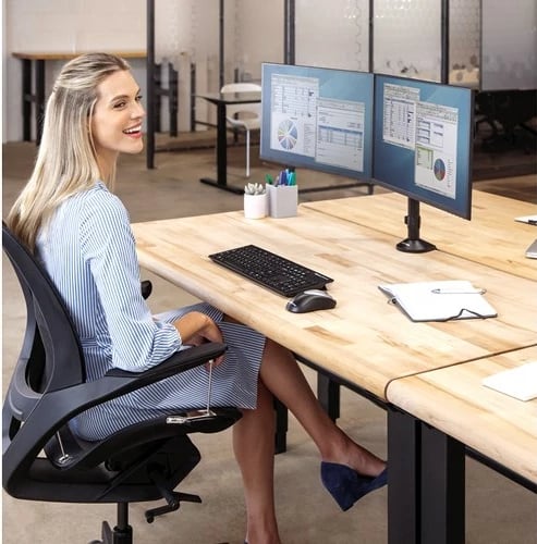 Mbajtëse për Fellowes Ergonomics, 27", e zezë