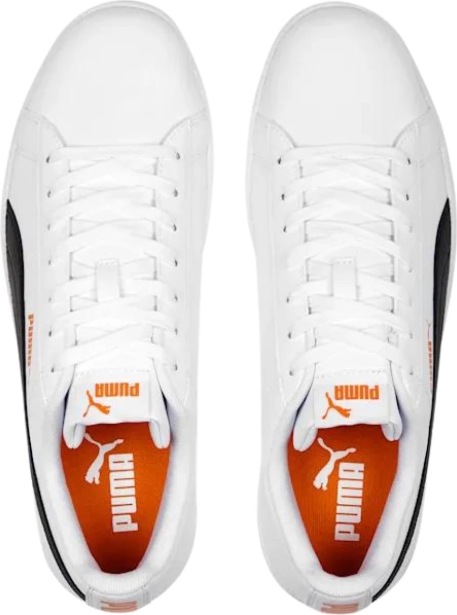 Këpucë Puma unisex, bardhë-zeza-portokalli