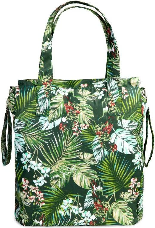 Çantë karroce, Sensillo, Green Jungle, 45x40x15 cm, jeshile