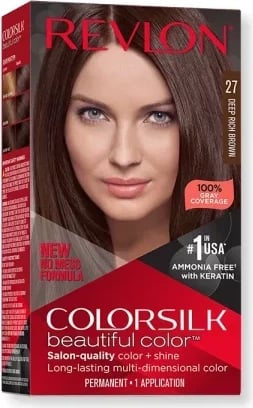 Ngjyrë për flokë Revlon, 27 Rich Deep Brown, 59.1 ml