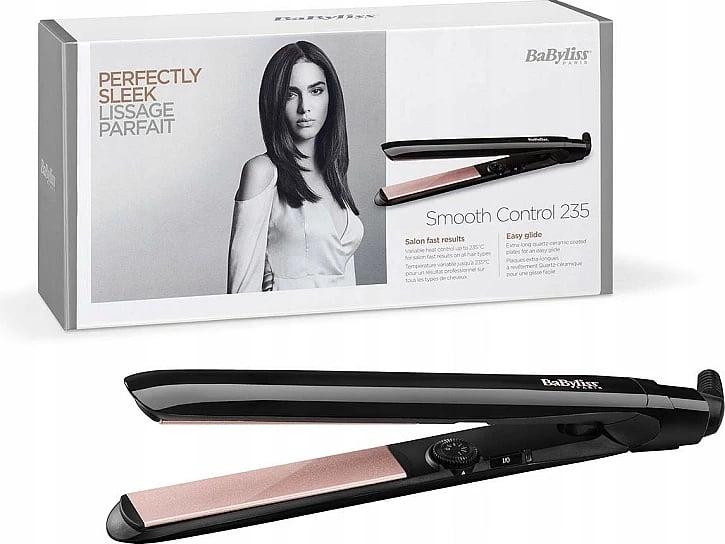 Rrafshues flokësh, BaByliss ST298E, pllaka quartz-keramike, 170–235°C 13 nivele, ngrohje e shpejtë, fikje automatike, kabllo 3m, me dorezë termike