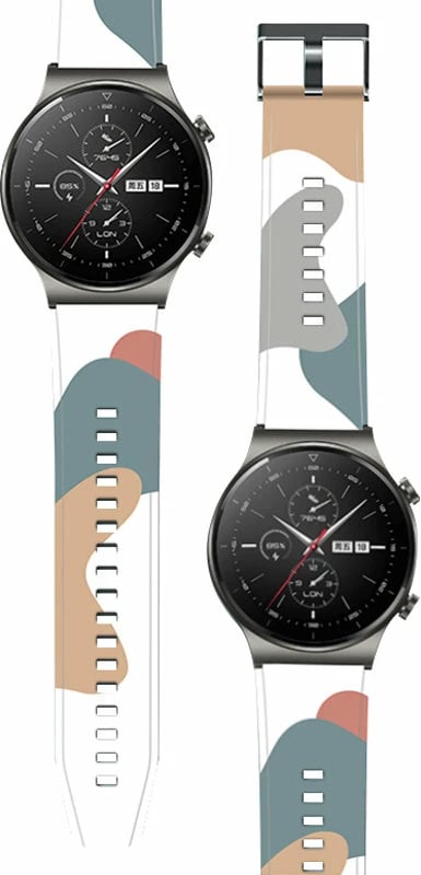 Rrip silikoni për orë Huawei Watch GT2 Pro Hurtel, 22 mm, kamuflazh, bardhë/gri/portokalli Rrip silikoni për orë Huawei Watch GT2 Pro Hurtel, 22 mm, kamuflazh, bardhë/gri/portokalli