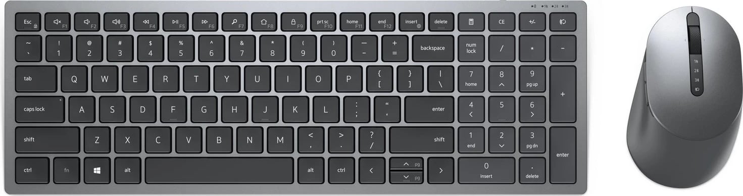 Set tastierë & maus wireless, Dell KM7120W, 1600dpi