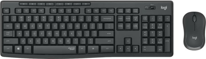 Tastierë dhe Maus pa kabllo Logitech MK295, DE layout, taste multimediale, Chrome OS, 920-009794, e zezë, set