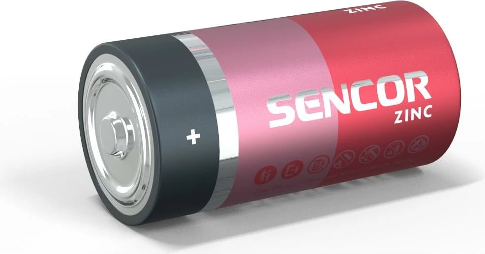 Bateri Sencor SBA R14 2BP C Zn, 2 copë