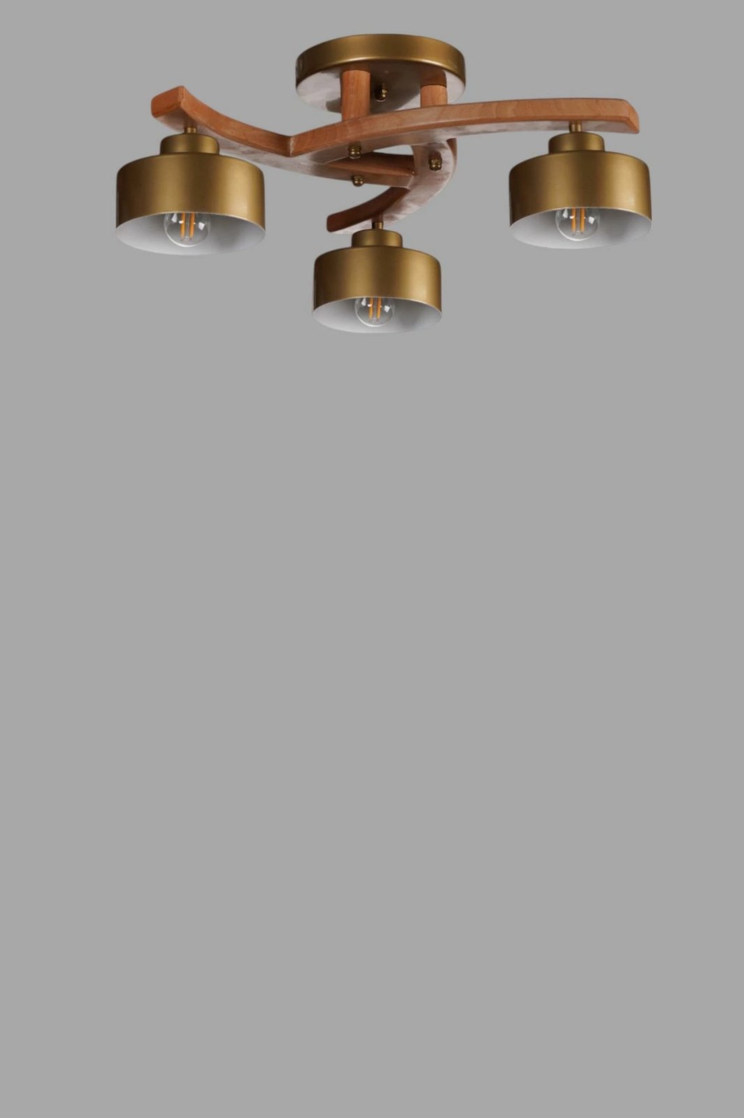 Llambë tavani Opviq, ngjyrë ari dhe arre, 9001-7