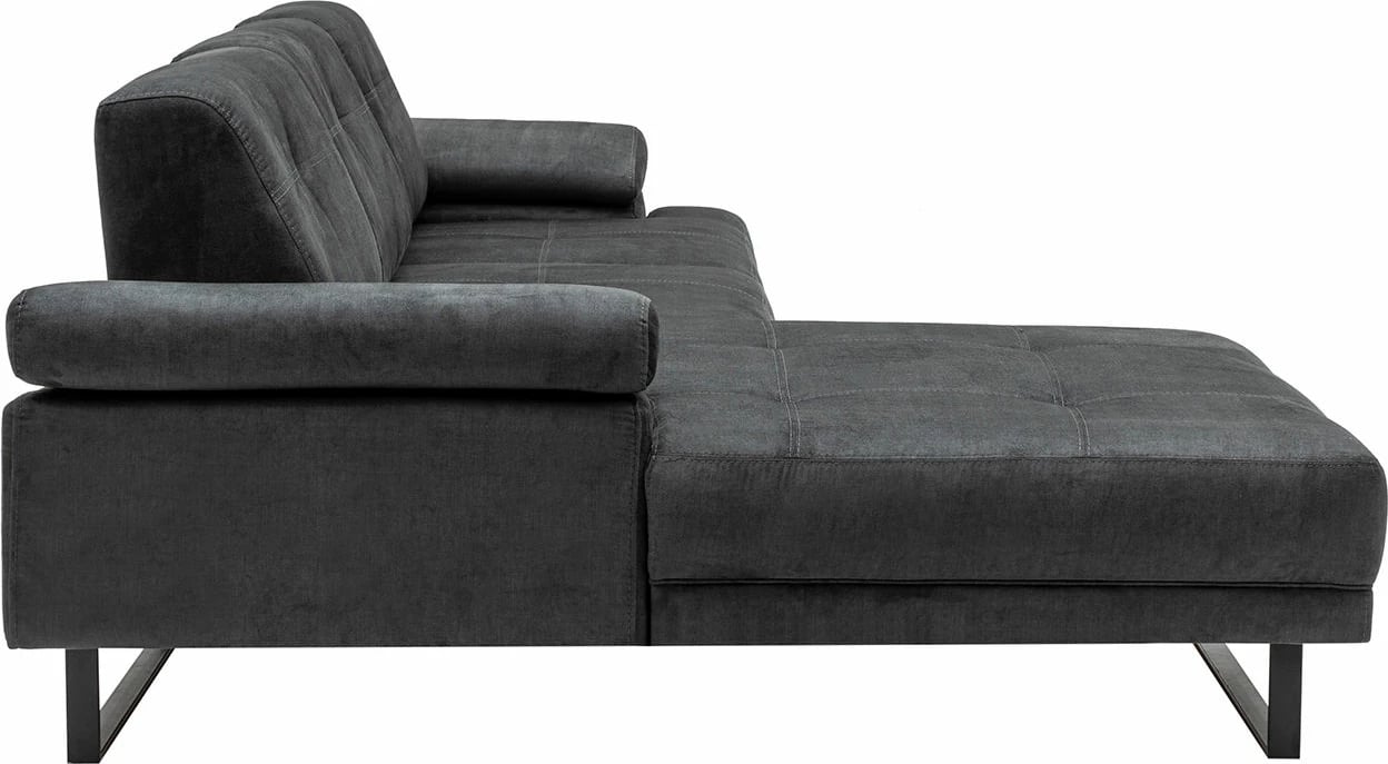Këndare Atelier del Sofa, Mustang Large, kënd i majtë, ngjyrë antracit
