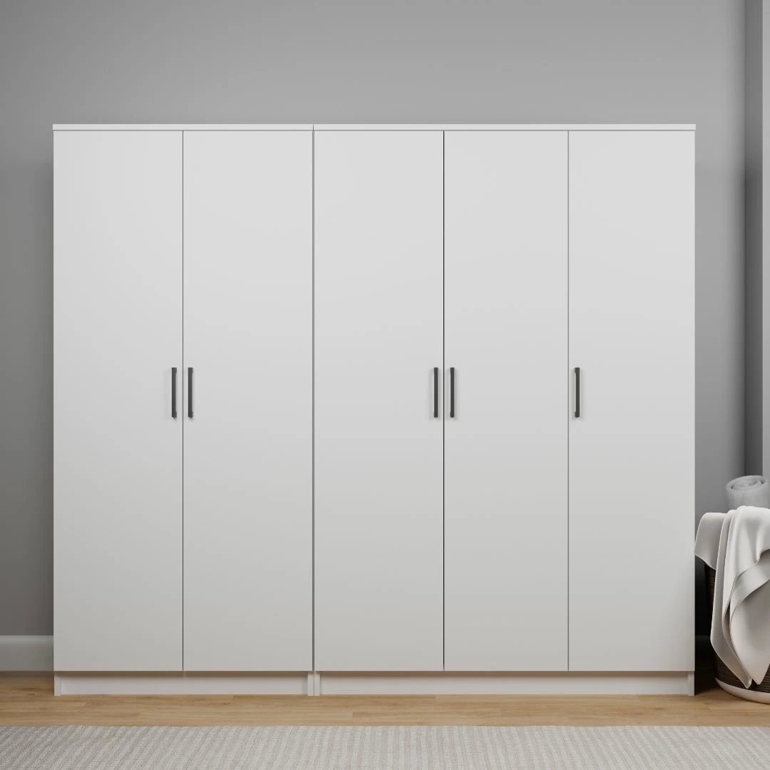 Dollap Skye Decor, Kardelen 1600-104, i bardhë, me shumë rafte