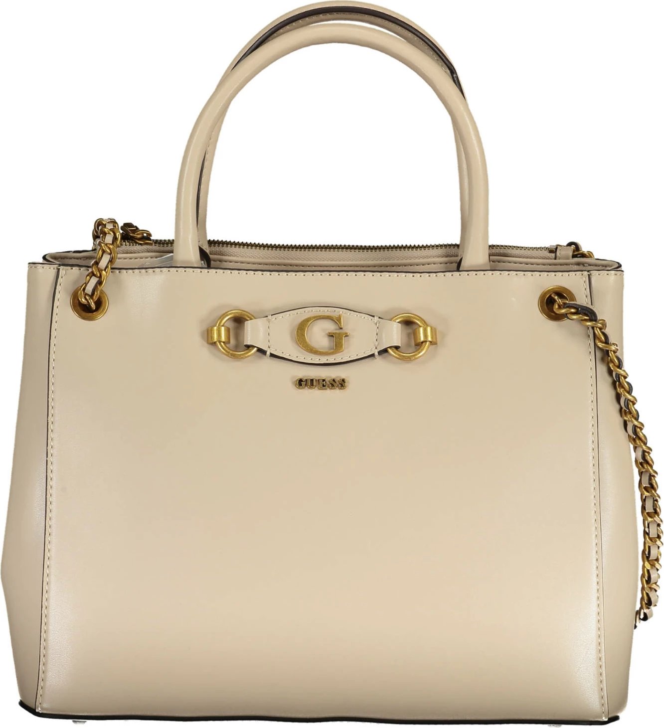 Çantë dore për femra Guess Jeans, bezhë