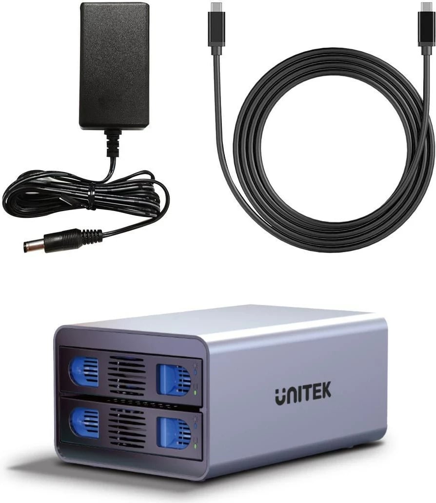 Kasë UNITEK për HDD/SSD 2.5''/3.5'', deri 40TB, 54394
