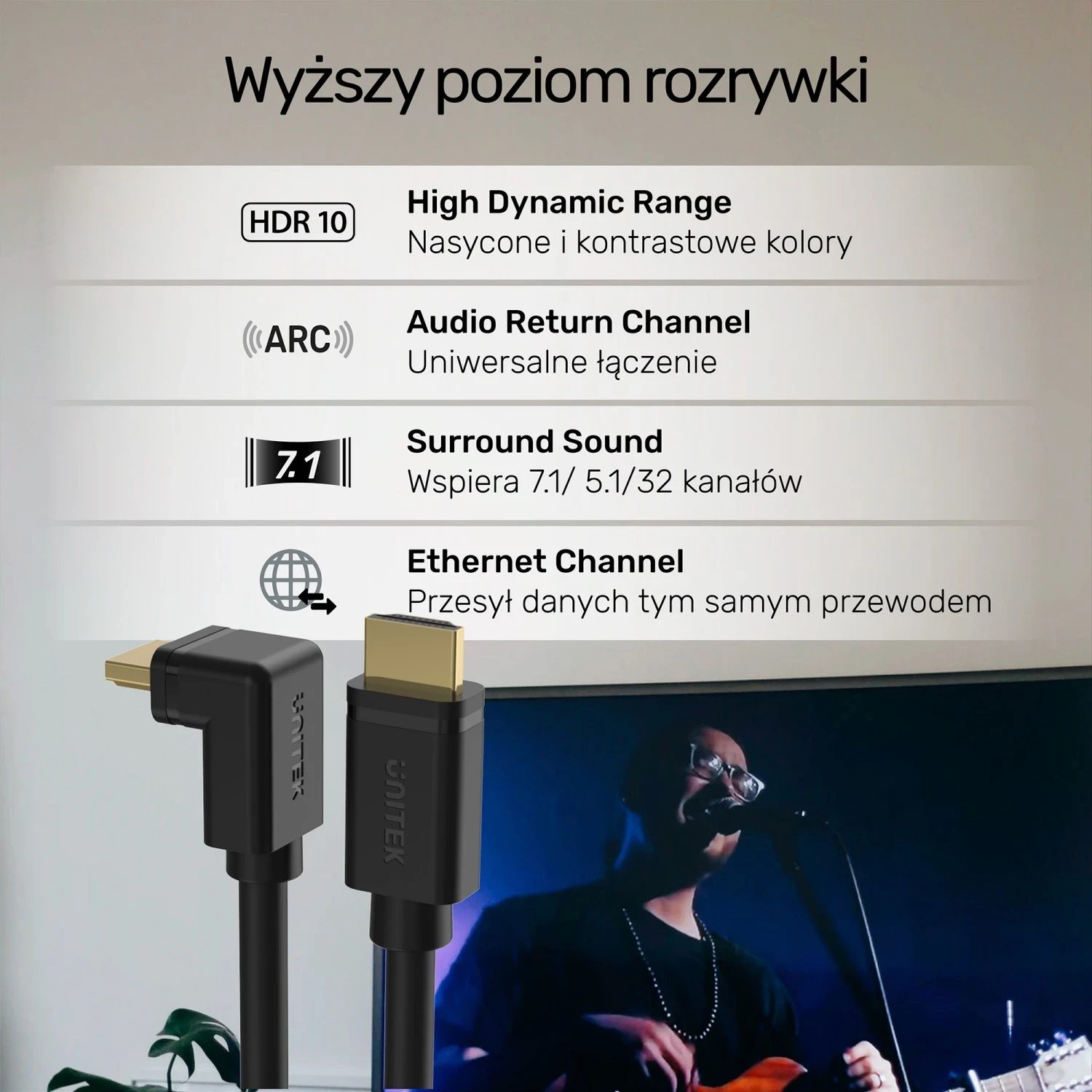 Kabllo HDMI Unitek, e zeza