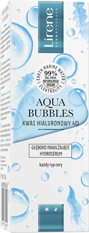 Serum hidratues për femra Lirene Aqua Bubbles Deep Hydrating Hydroserum, 30ml