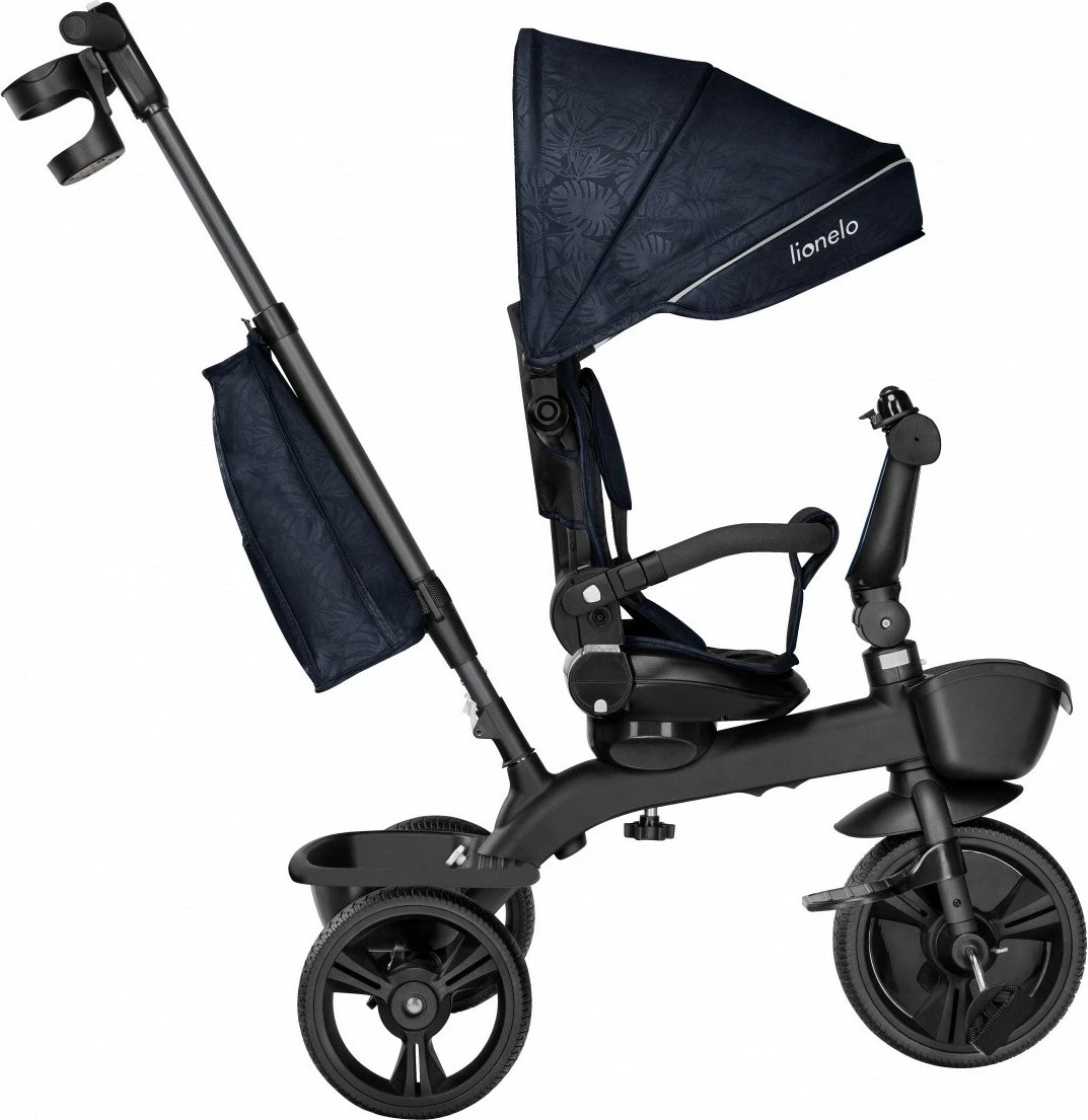 Tricikël Lionelo KORI, 2-në-1, për fëmijë, Blue Navy