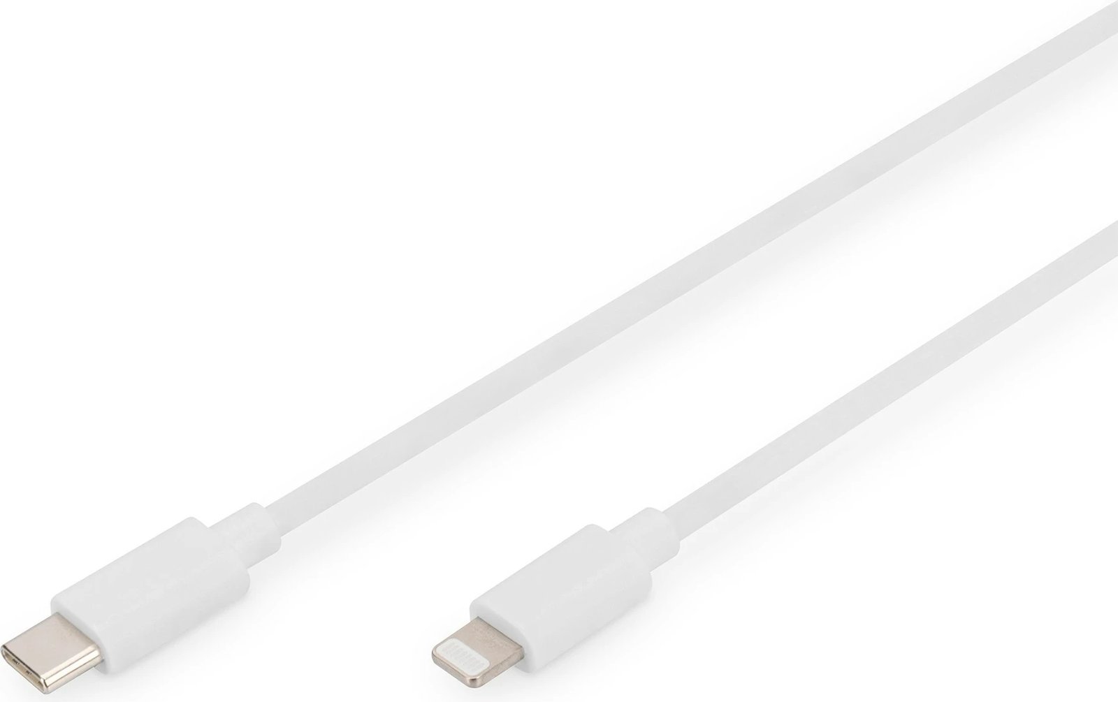 Kabllo Digitus USB-C në Lightning 1m e bardhë